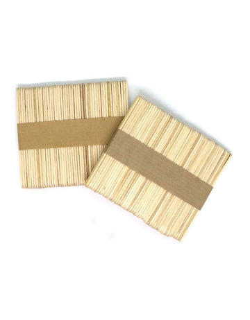 Jully France Wooden Spatula 200 Pcs )Small( (DRFS)